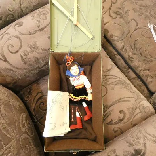 CASED MARIONETTE PUPPET