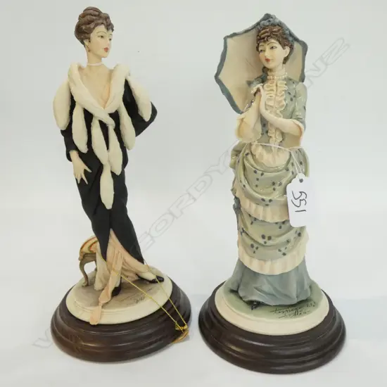 2 CAPIDEMONTE LADY FIGURES