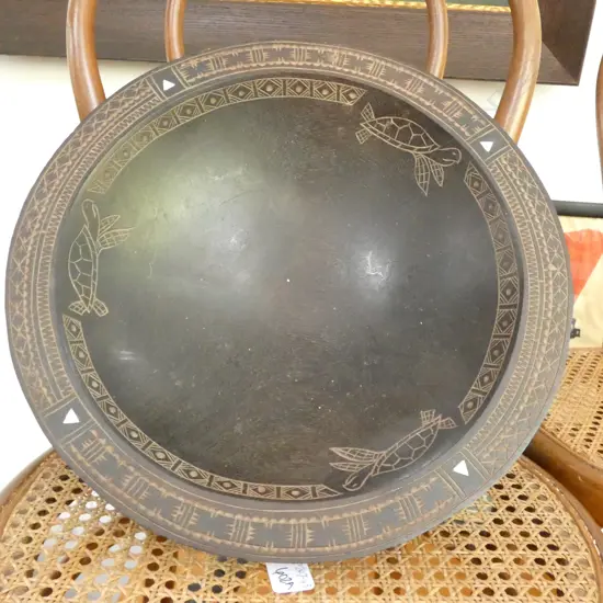 A GOOD LARGE PACIFIC ISLAND KAVA BOWL