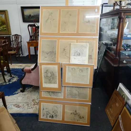 6 PRINTS BACH-CASALS FOXING + BOOKLET