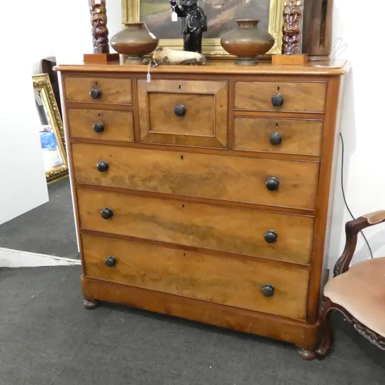 VICTORIAN MAHOGANY SCOTCH CHEST