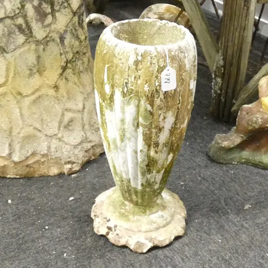 GARDEN ORNAMENT CONCRETE VASE H. 390MM