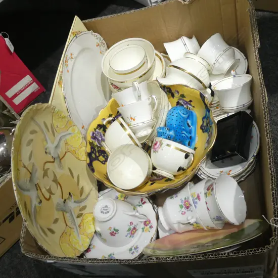 BOX LOT ASST. CHINA INCL. MASONS AF