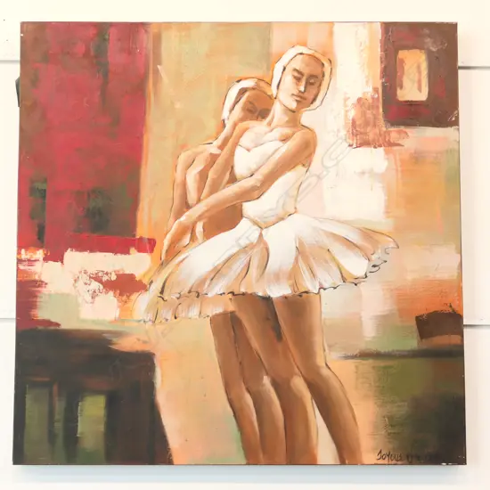 JOYLUS D'SOUZA LGE PAINTING BALLERINA 1 1M SQ