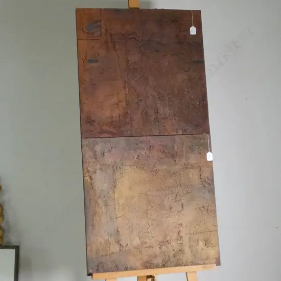 ANNEKA MIXED MEDIA ANCIENT ONE + TWO 540 X 540 MM