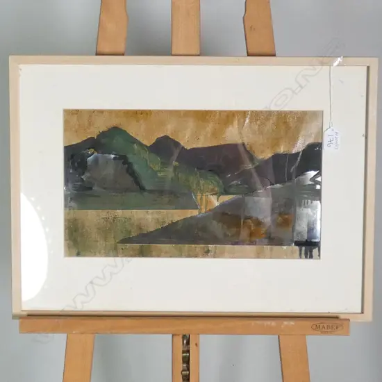 ARTIST UNKNOWN COLLAGE LANDSCAPE 220 X 380 MM