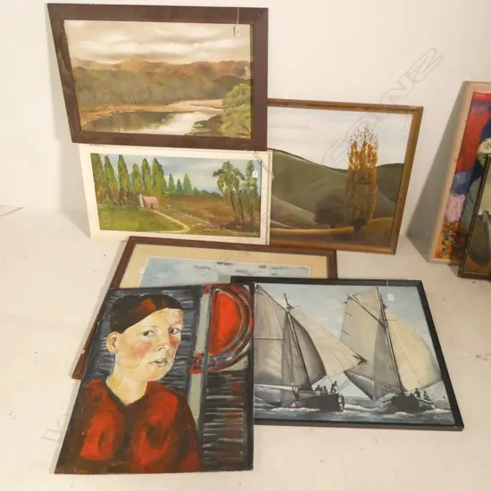 5 ASST ARTWORKS + RAYMOND CHING PRINT