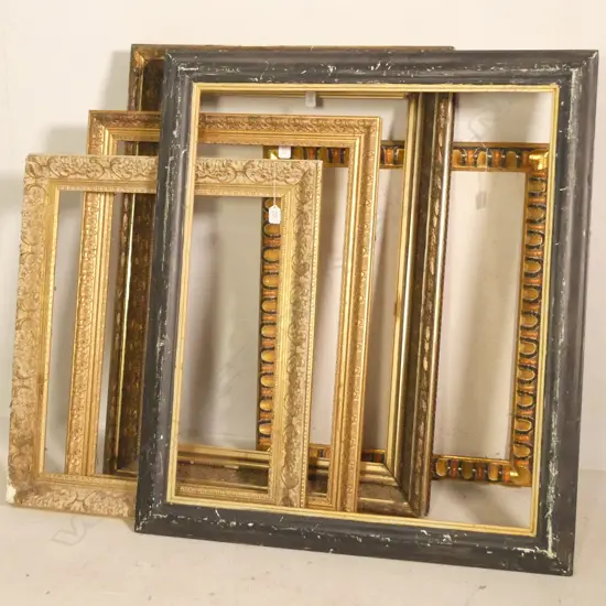 5 ASST PICTURE FRAMES SOME GILDED