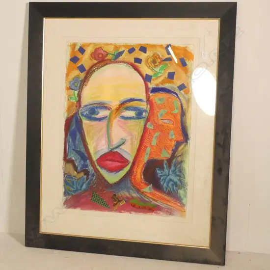 FRAMED PASTEL S+ D 86 550 X 750 MM