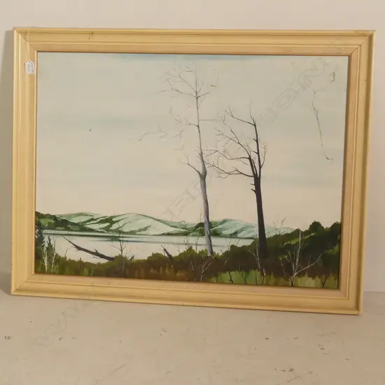 ROBERT F. SANSON OIL ON BOARD WAIKAWA 620 X 850 MM