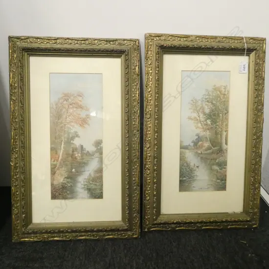 PR SYDNEY BOWER CHROMOLITHOGRAPHS, 550 X 340MM (INCL FRAME)