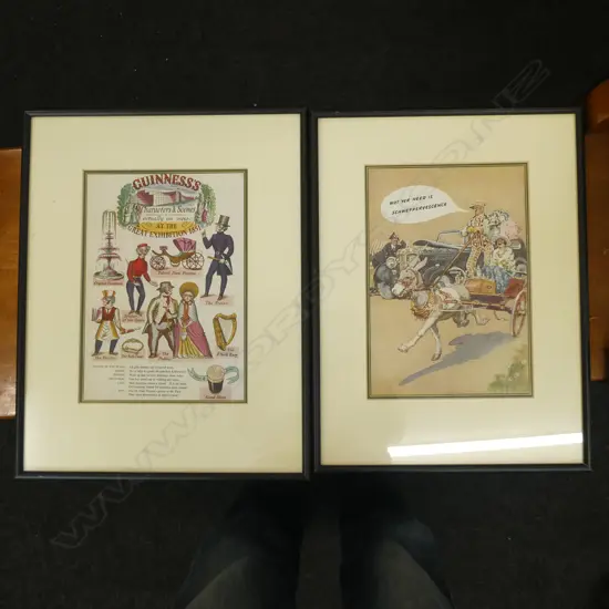 PR VINTAGE ADVERTISING  PIECES, GUINESS & SCHWEPPES