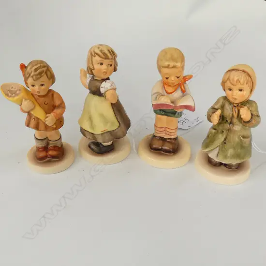 4 X HUMMEL--SPRING WALTZ 912/B--KEEPING TIME 2183, HONOR STUDENT 2087/B--A SWEET OFFER 549 3/0