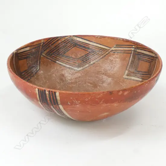 19THC MUCAHUA KICHUA INDIAN POTTERY BOWL
