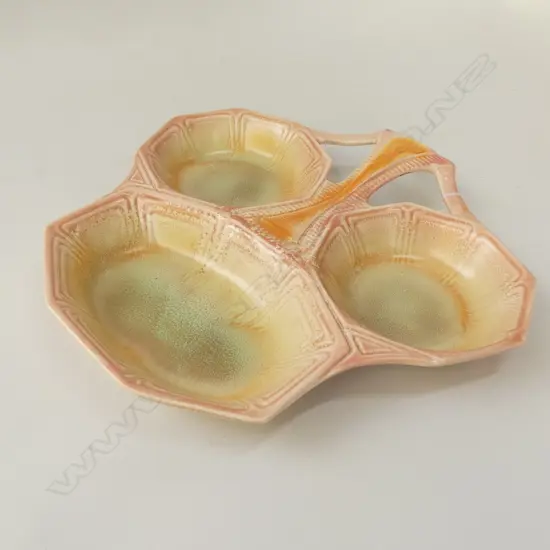 SHORTER & SONS 3-COMPARTMENT SERVING BOWL, W. 240MM