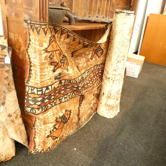 4 PACIFIC ISLAND TAPA CLOTHS L 1680