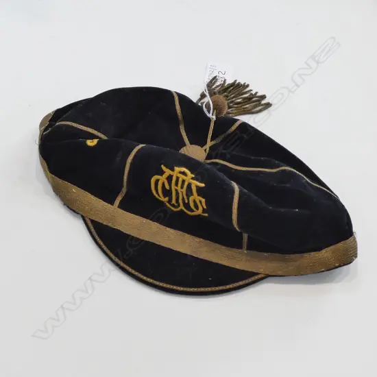 BLACK VELVET CRICKET CAP 1903