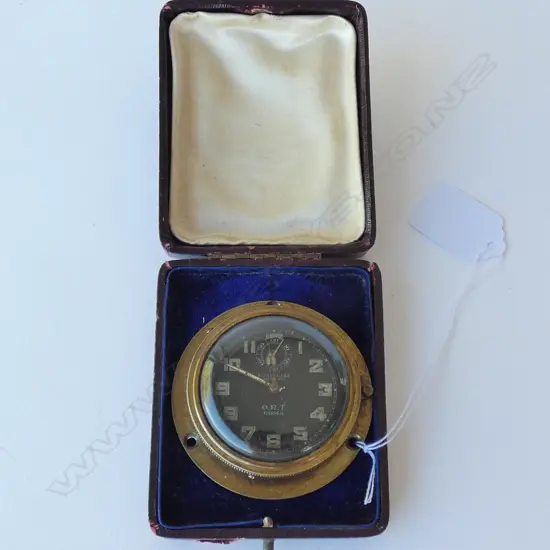 WW2 ERA F. BOSELLI MILANO O.M.T ROMA AIRCRAFT RADIO SET CLOCK