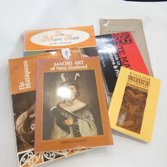 7 BOOKS MAORI INTEREST