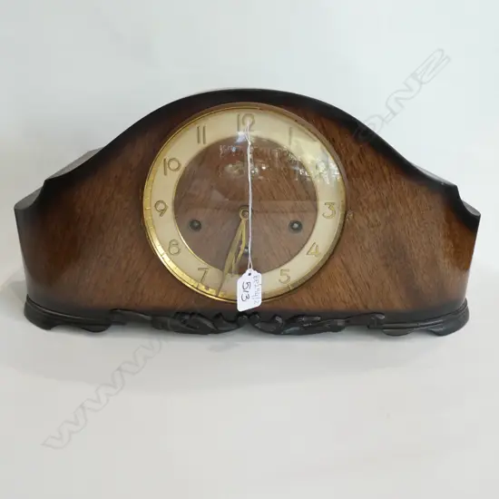 ART DECO GERMAN CLOCK L. 460MM