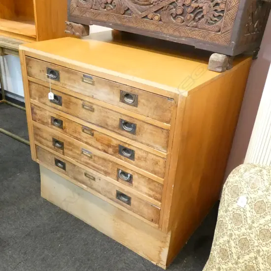 FIVE DRAWER PLAN / PAPER CABINET