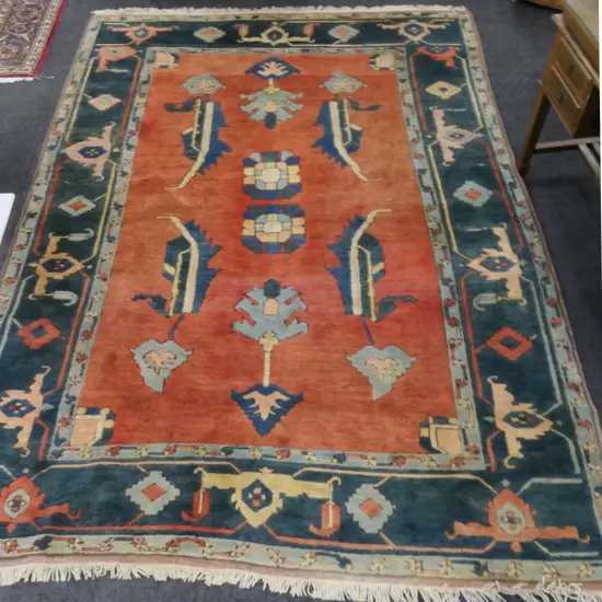 LARGE THICK PILE TURKISH CARPET, TRADITIONAL PATTERNS & COLOURS,  3000 X 2120MM