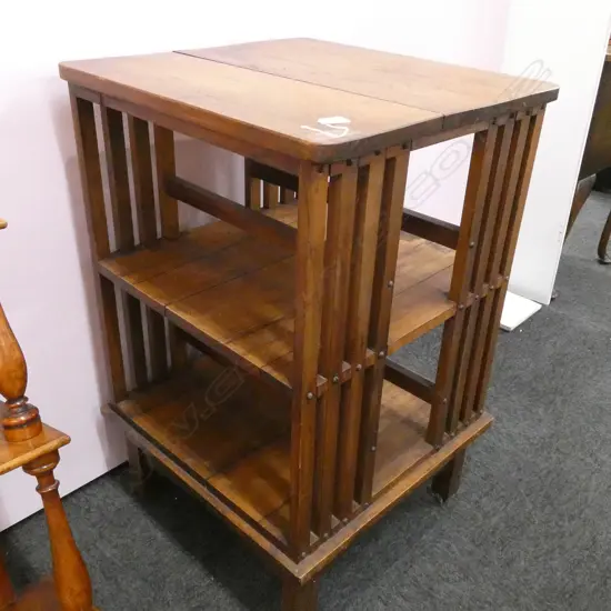 SQUARE BOOKCASE TABLE H. 845MM