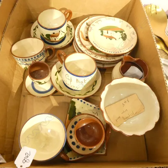 BOX LOT ASST. TORQUAY WARE