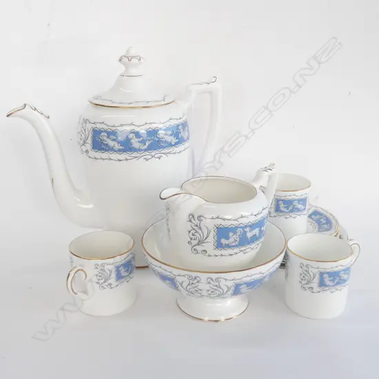 COALPORT 'REVELRY' DEMITASSE SET