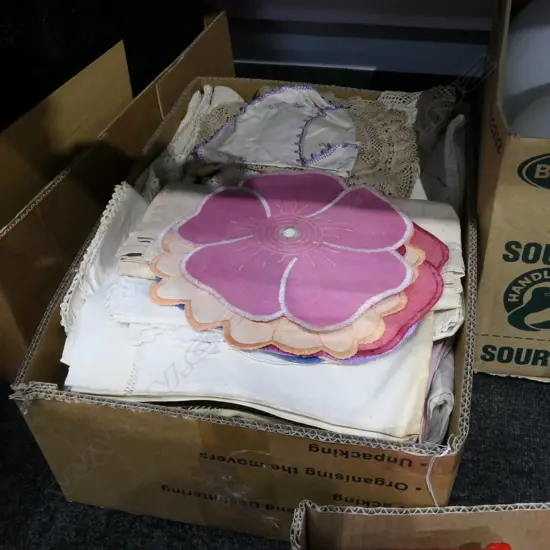 BOX LOT ASST. LINENS 