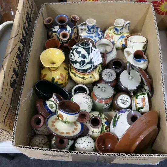 BOX LOT ASST. TORQUAY MINIATURES, ETC