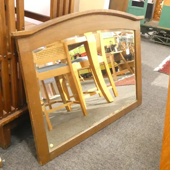 OAK FRAMED MIRROR