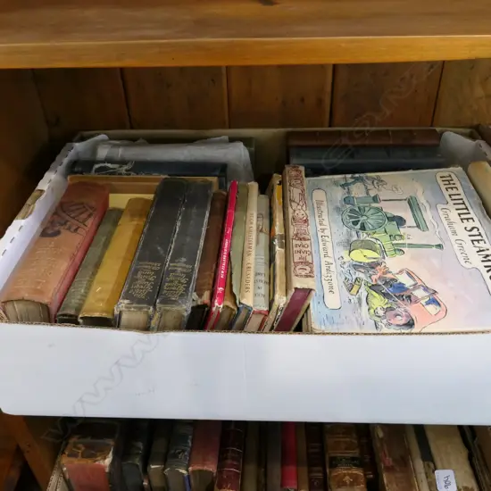 BOX OF ASST BOOKS CHILDRENS BOOKS ETC