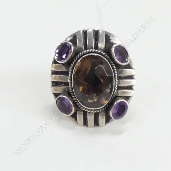 ART DECO SILVER RING