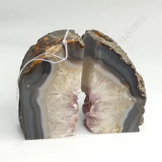 POLISHED ROCK BOOKENDS, H.120mm