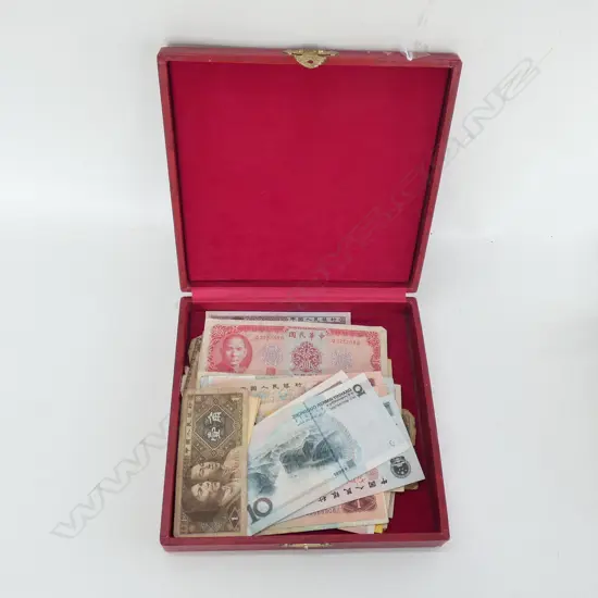 COLLECTION VINTAGE BANKNOTES HONGKONG TAIWAN CHINA