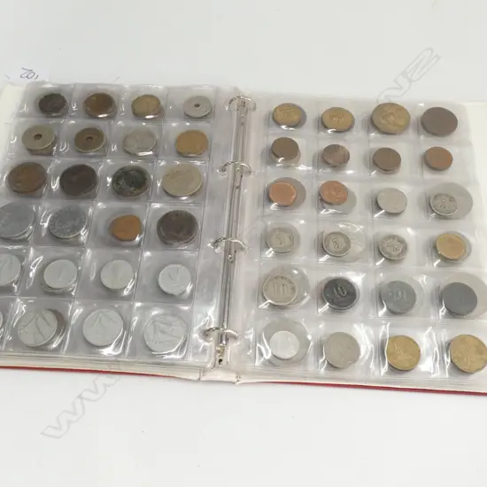 OLD WORLD COIN COLLECTION ALBUM 240 COINS TOTAL