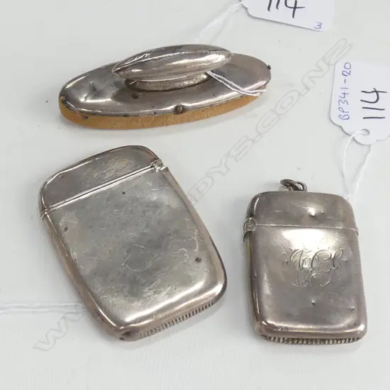 2 S/SILVER VESTAS + NAIL BUFFER