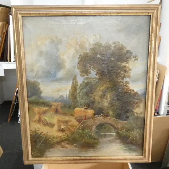 VINTAGE OIL PAINTING BY SYDNEY CLIFFORD