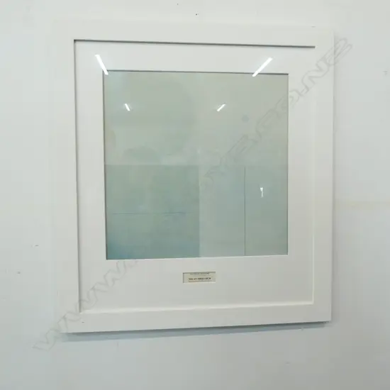 PRINT OF MILAN MRKUSICH'S 'FOUR ELEMENTS (GOLDEN) 1965' FROM THE HOCKEN LIBRARY COLLECTION. 420 x 420mm