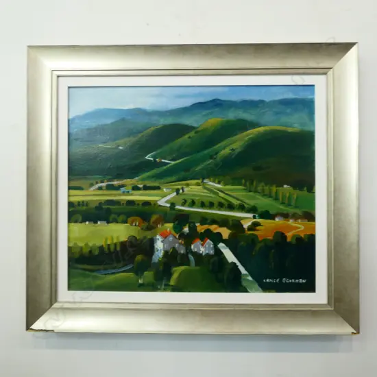 LANCE O'GORMAN 'SOUND OF SILENCE' ACRYLIC ON CANVAS 780 X 680MM