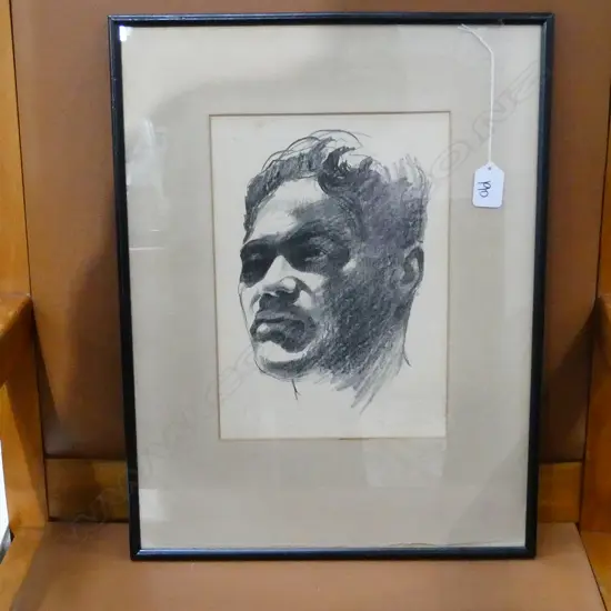 NANCY PARKER MAORI ED 20 PRINT OF DRAWING C1940 280 X 200 MM