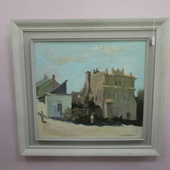 WITOLD WISNIEWSKI OIL ON CANVAS 450 X 500 MM