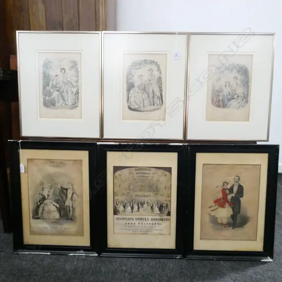 6 LATE 19thC PRINTS