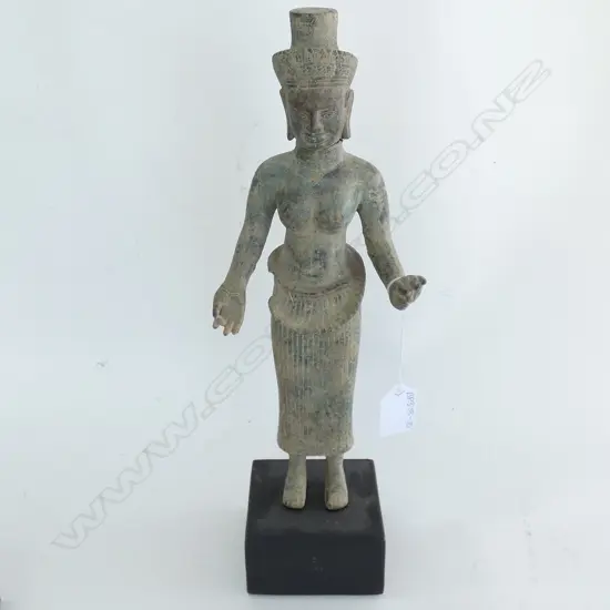 KHMER TEMPLE FIGURE ON STAND (AF) 
