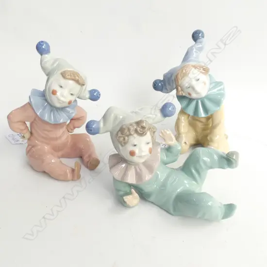 3 NAO PLAYING CHILDREN CLOWNS L 150 MM