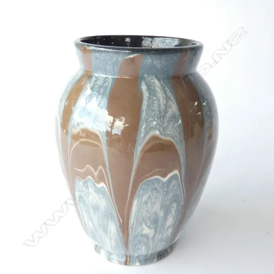 'MADE IN SWEDEN' ART POTTERY VASE H.165mm