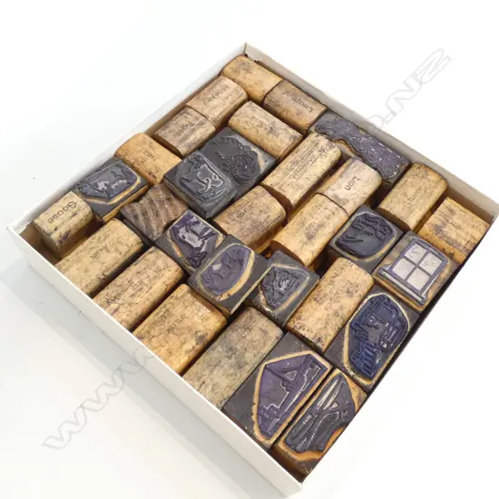 BOX OF ASST RUBBER INK STAMPS