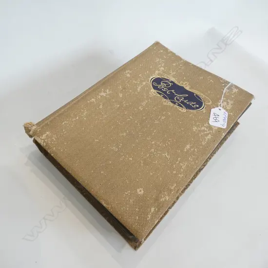 c1900 POSTCARD ALBUM WITH CARDS....