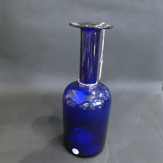 DANISH HOLMEGAARD BOTTLE VASE, H250mm